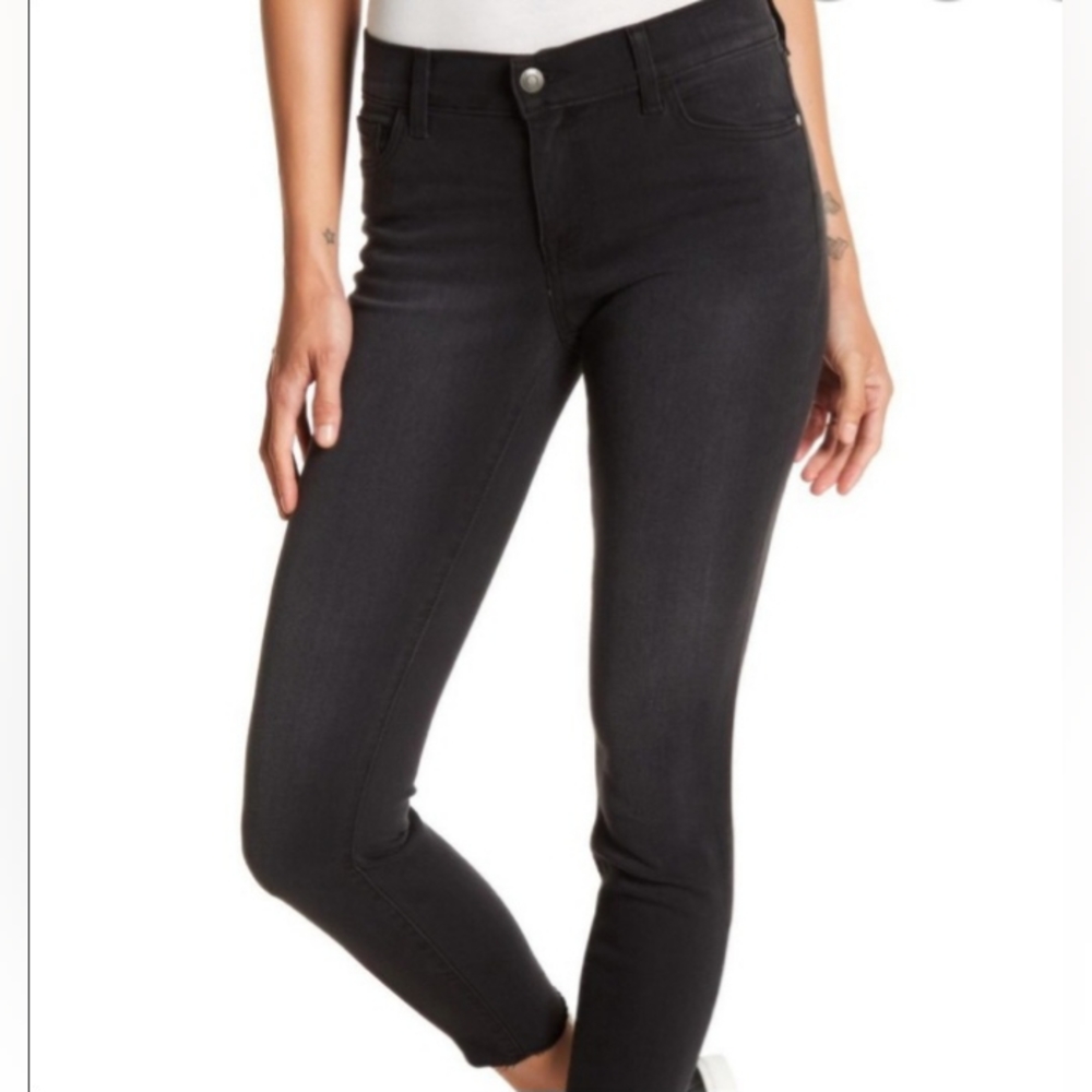 Pistola Caterina High Waist Frayed Hem Ankle Zip Jeans Women's Sz 32